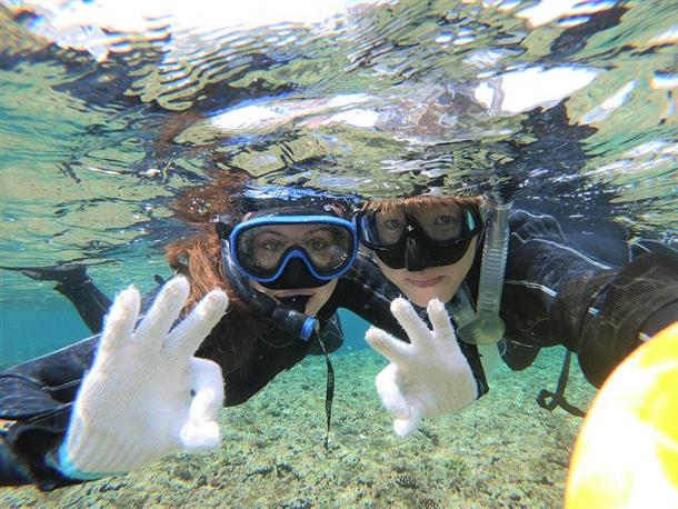 ガイドが水中写真撮影！プレゼントします