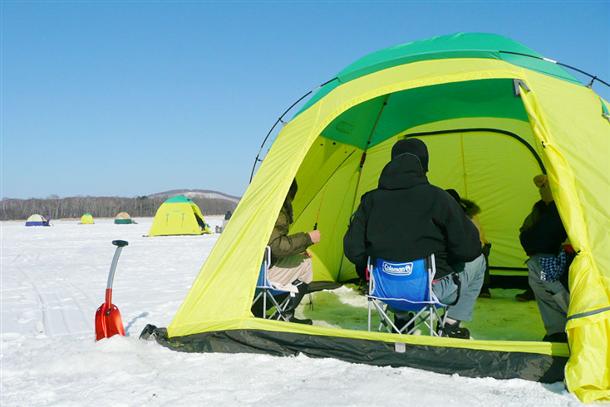 専用テントがあるから快適♪