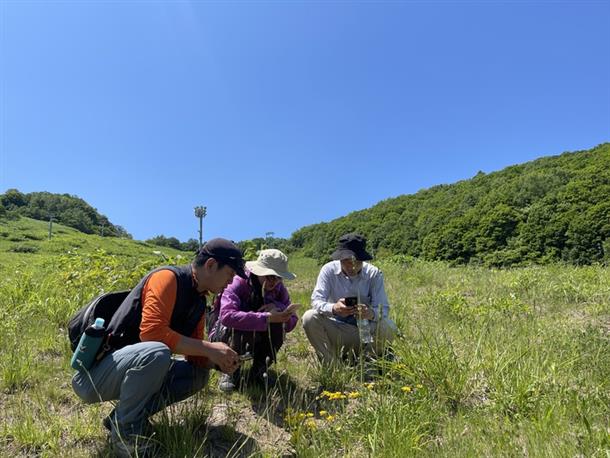 緑に囲まれながら♪