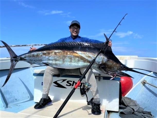 与那国島でカジキ釣り！