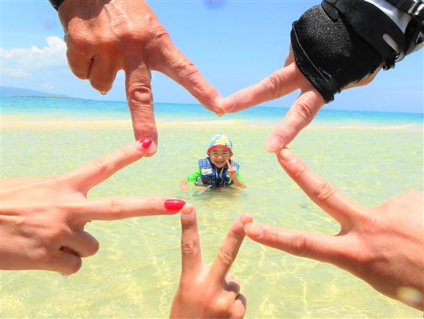 幻の島で海水浴～！
