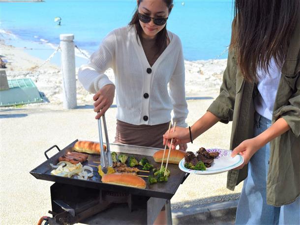 オーシャンビューBBQ体験♪