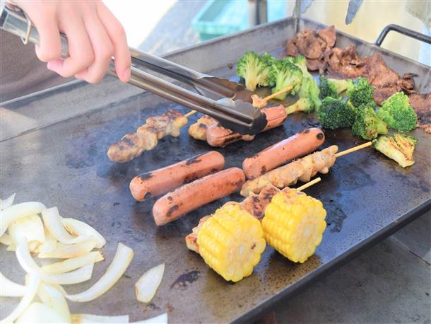 海を見ながらのBBQが最高！