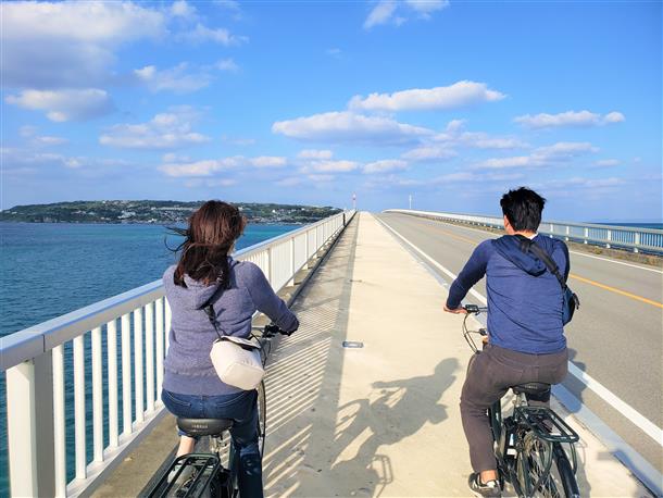 海風を感じてサイクリング♪