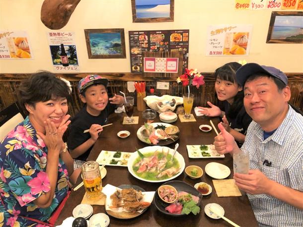 釣った魚をみんなで食べよう♪