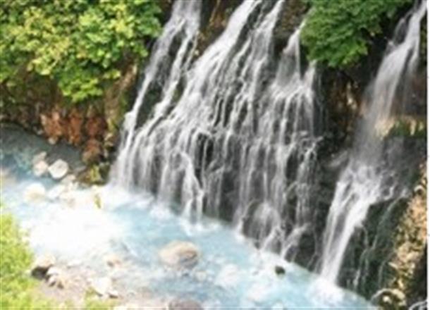 圧巻の白ひげの滝