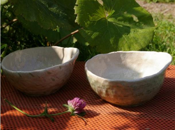 定山渓に訪れた記念に親子茶碗作り♪