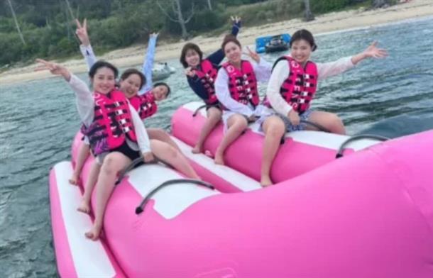 バナナでちょいシュノーケリング♪