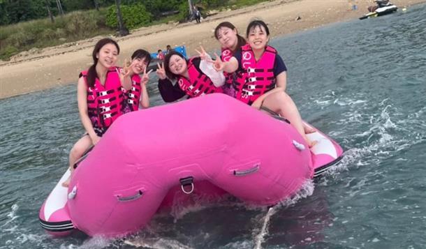 移動中も海風を感じながら