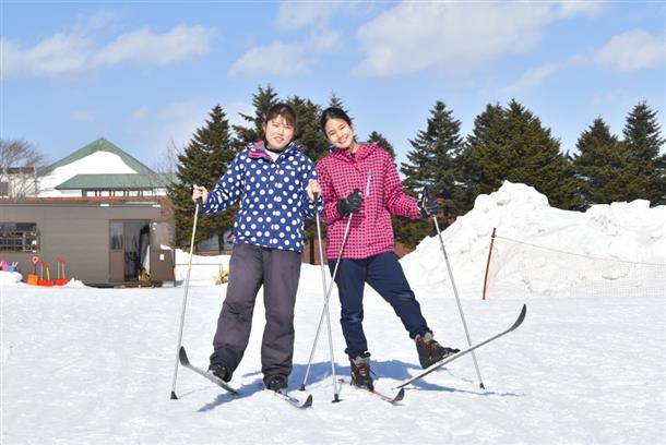 未就学のお子様でも安全に遊べる歩くスキー