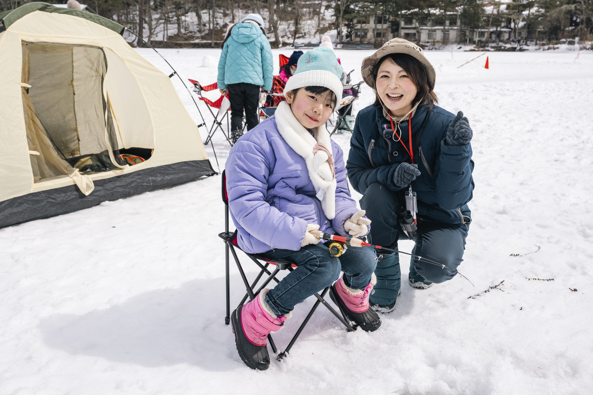 札幌近郊でワカサギ釣り体験！