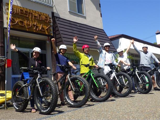 国立公園内をファットバイクライド！