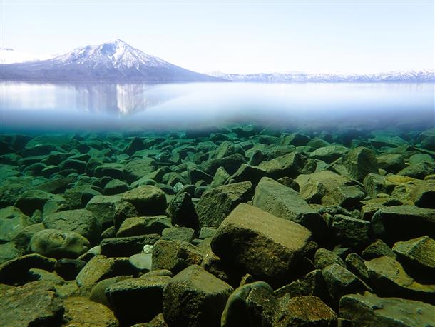 自然の美しさに感動します