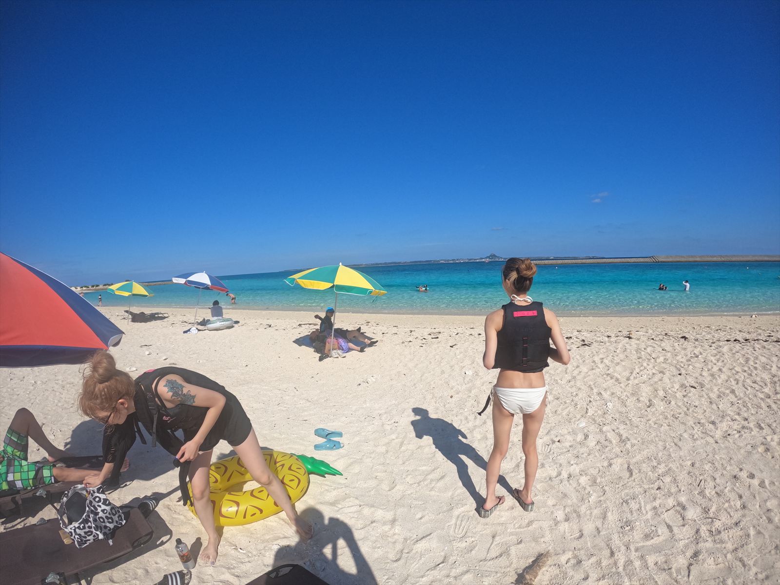 ツアー参加者はパラソル付き♪