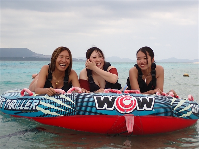 4つのマリンスポーツから選べる！