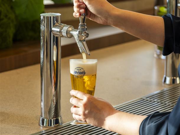 オリオンドラフトビールのフリーフロー