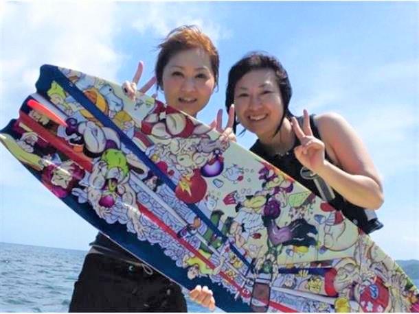 エメラルドの海の上を滑ろう♪