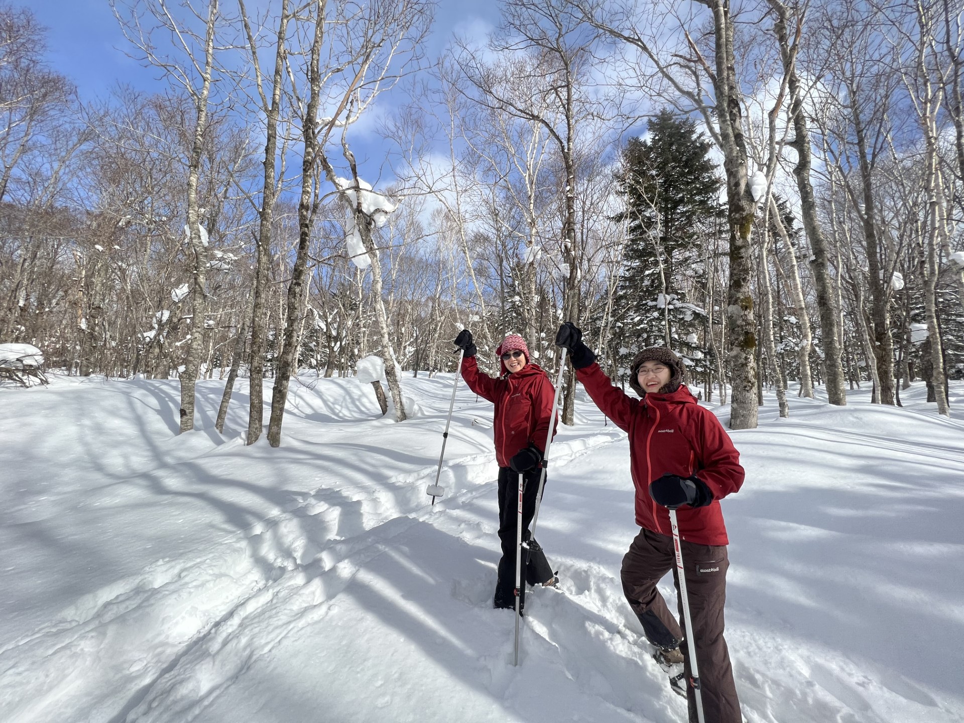 スノーシューで雪の感触を楽しもう♪