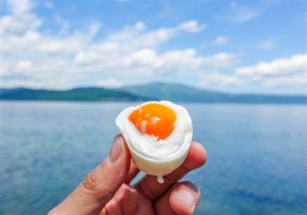 温泉卵が美味しい