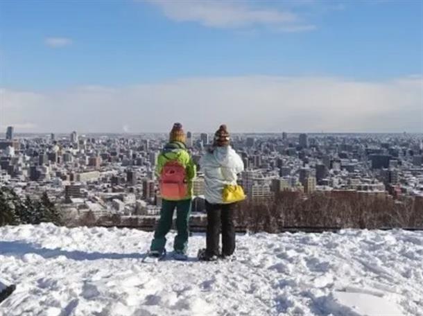 札幌市内を一望