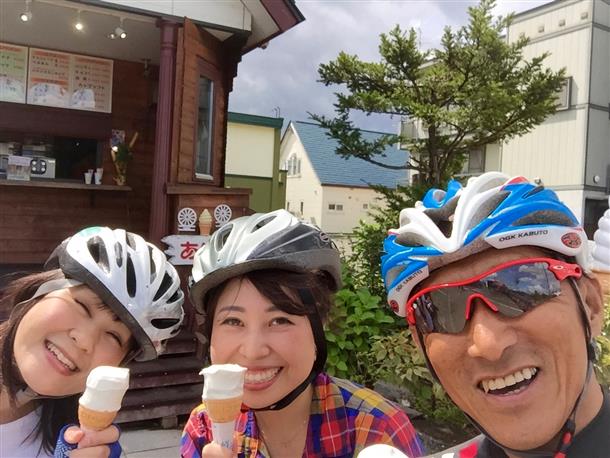 北海道１番のソフトクリーム店に立寄り