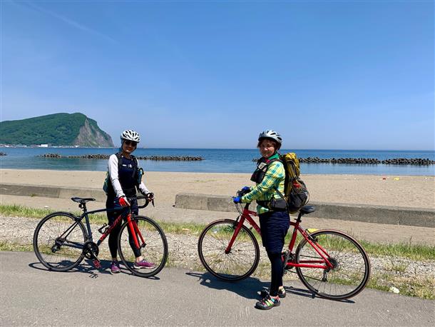 海岸線も走ります。