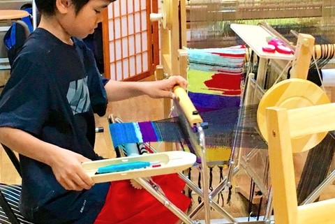 お子様でも上手に織れる★