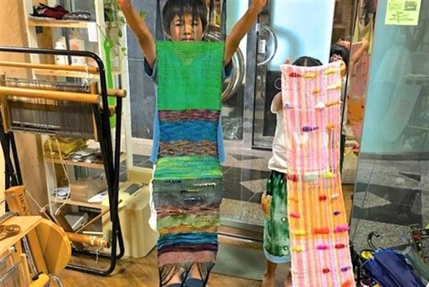 好きなように織れるから楽しい！