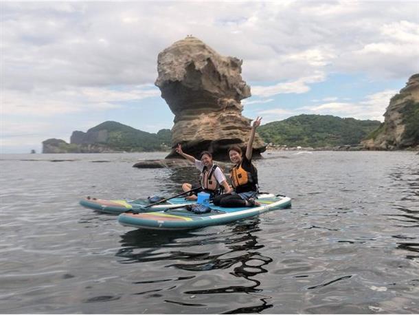 二人乗りや水中スコープ使用など海遊びも