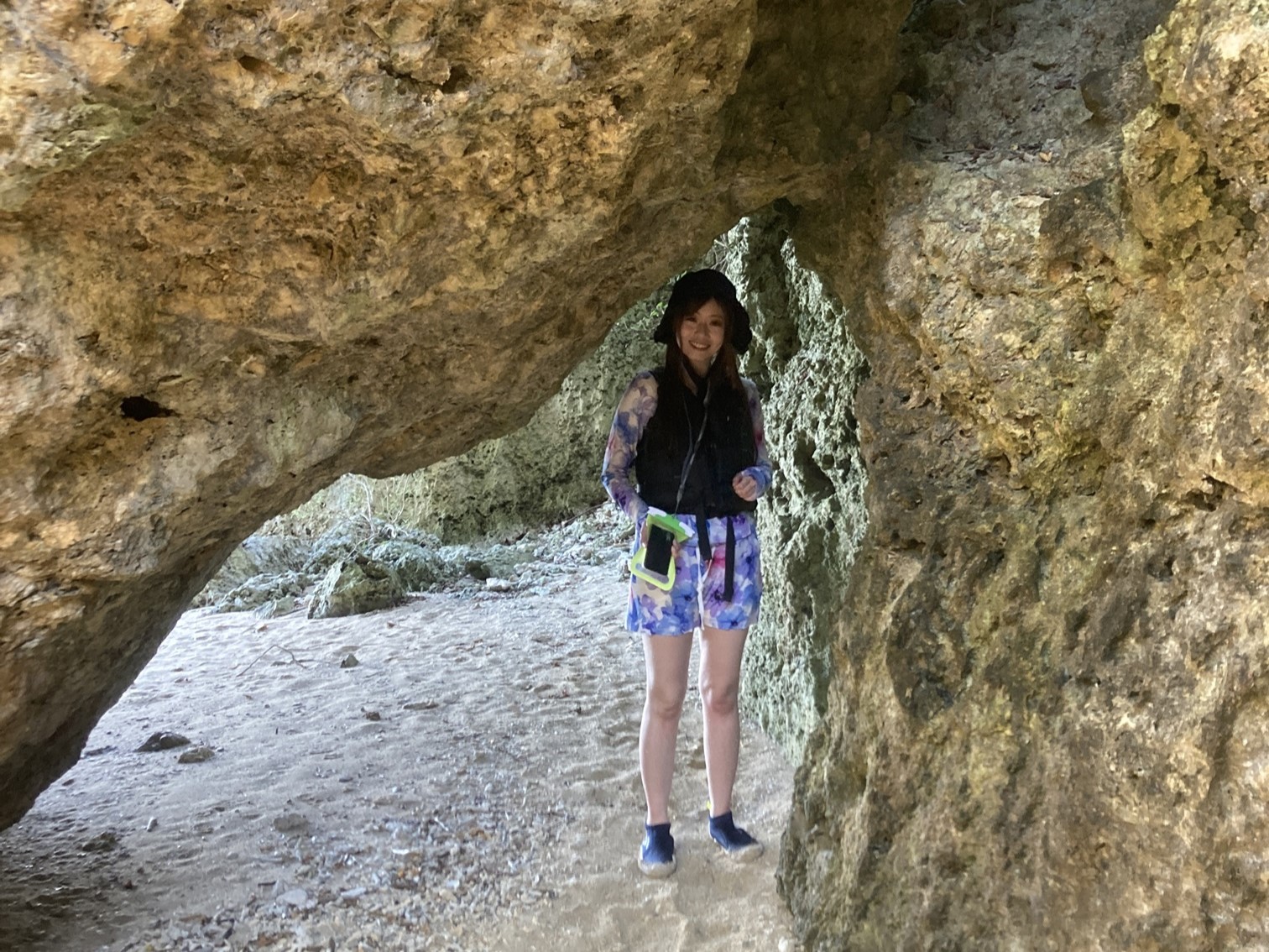 自然が作った大迫力の場所を少し探検♪