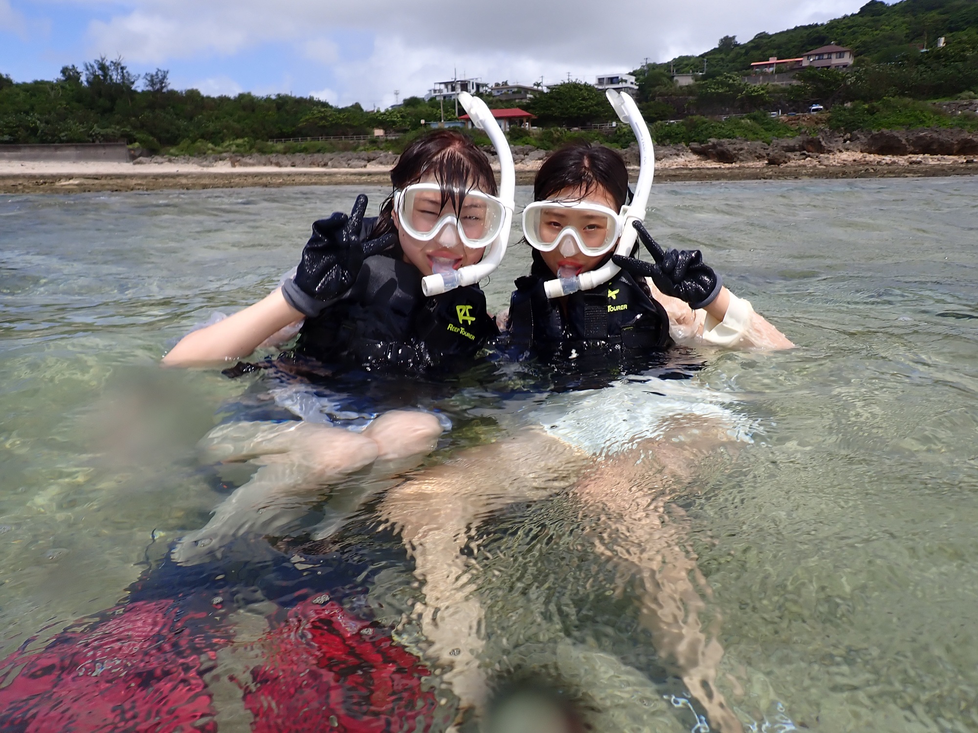 ボートに乗らず歩いて海へ♪船酔い心配なし