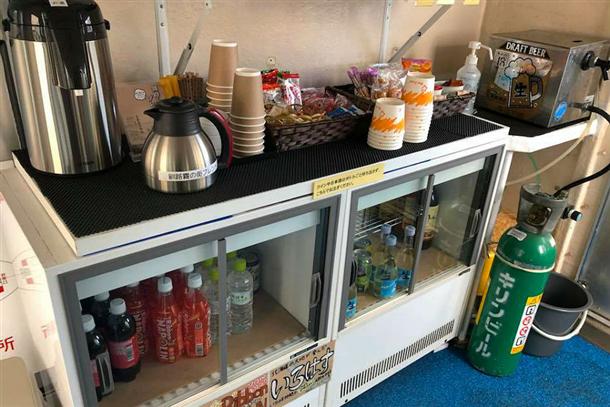 クルーズ中は嬉しいフリードリンク付き