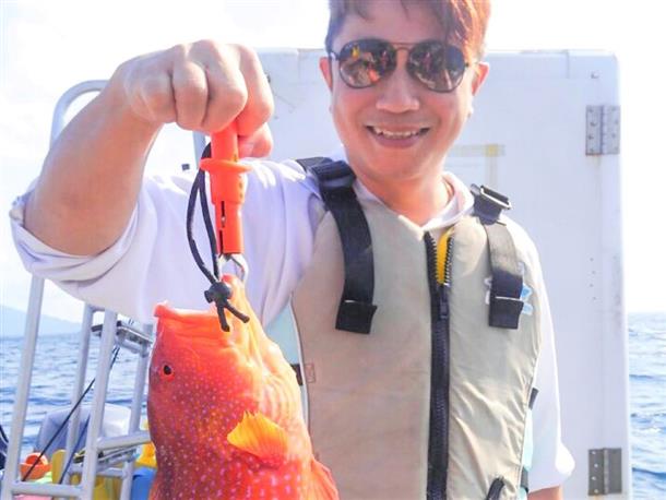 亜熱帯らしいカラフルなお魚が釣れるかも？