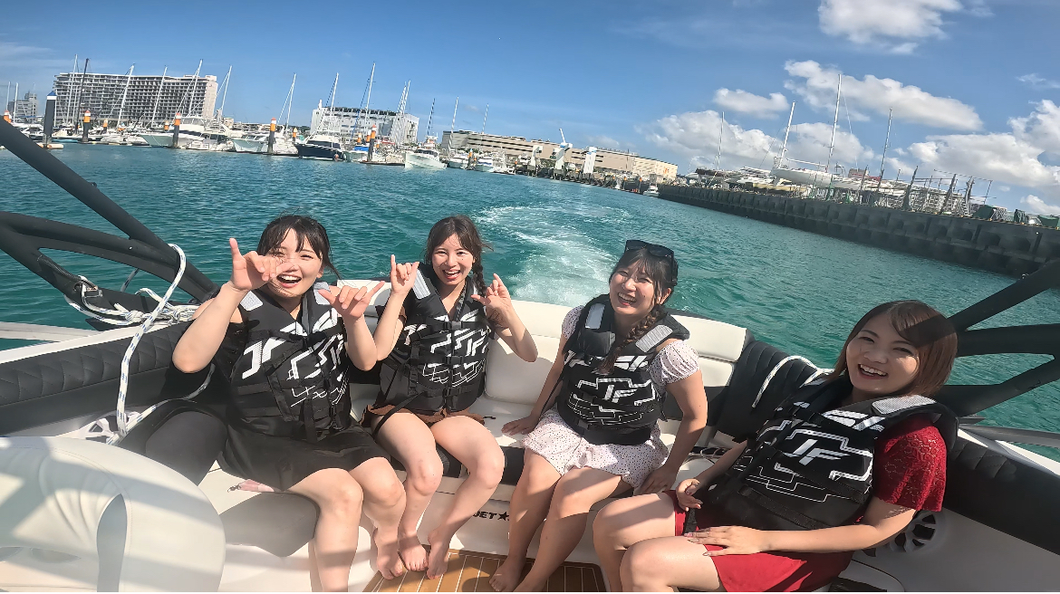 【ボートが近くにあるので安心】