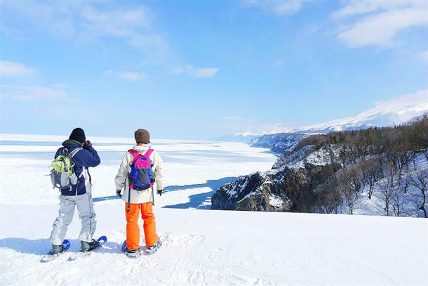 流氷と知床岬が一望できる絶景スポット！