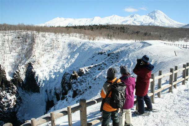 スノーシューで冬の知床絶景を満喫！