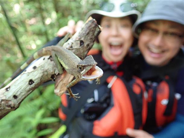 貴重な生き物を観察しよう♪
