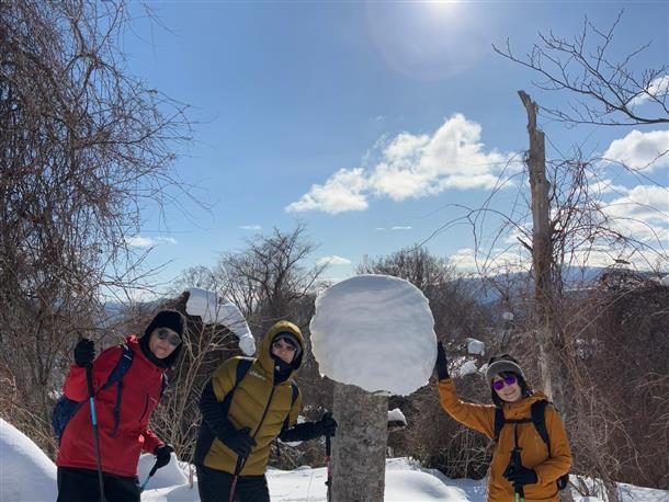 雪遊びを満喫！