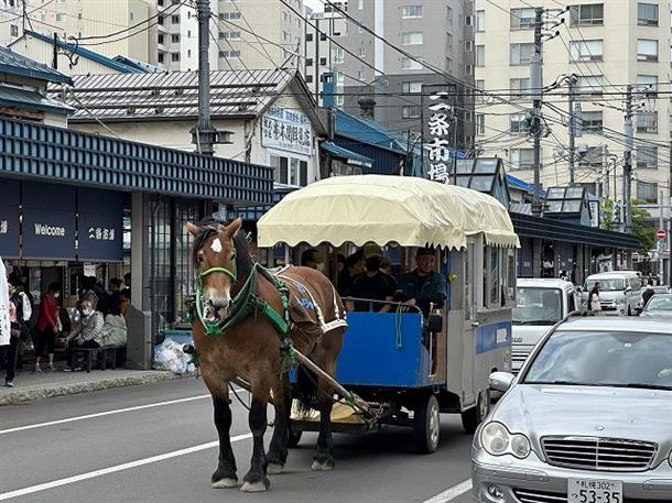 軽快な蹄の音を聞きながら♪