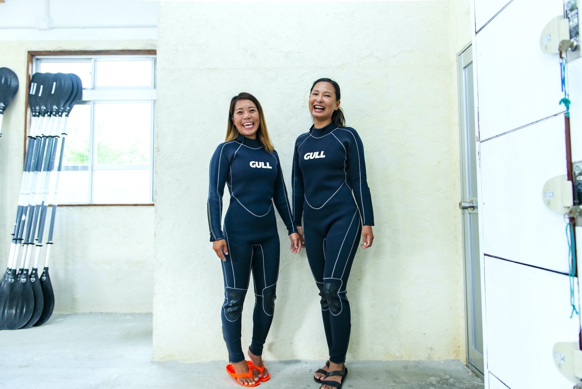 ウエットスーツもレンタル無料です♪