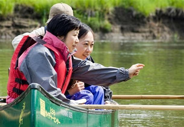 湿原カヌー 下り