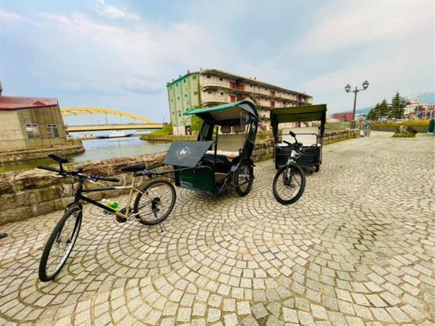 小樽の観光地を人力車でめぐる！