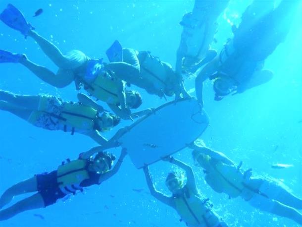 水納島の海を満喫！