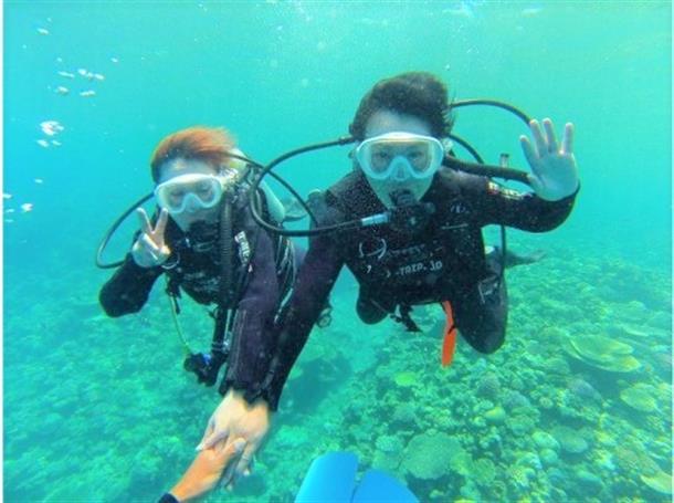 水納島の海を満喫！