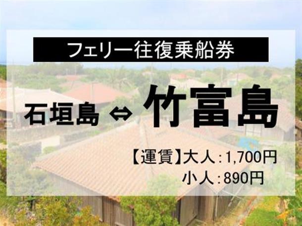 乗船券のみで自由に観光！