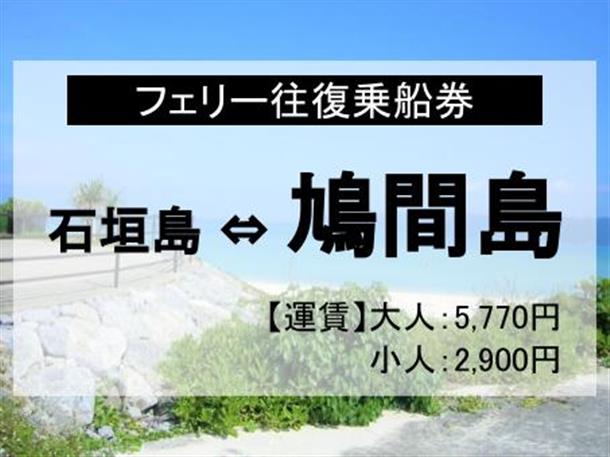自由に観光できる往復乗船券プラン！