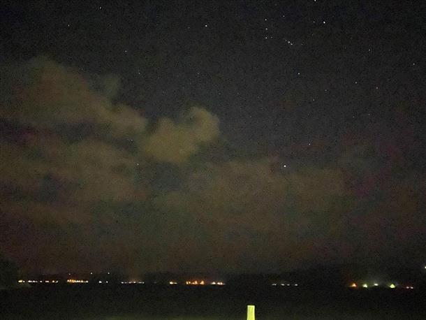 星空を存分に堪能…