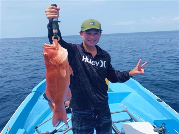 こんな大きなお魚も釣れます♪