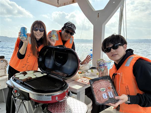 BBQをしながら釣りをしよう