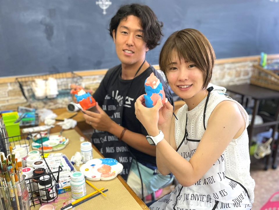 カップルで1体ずつ制作♪